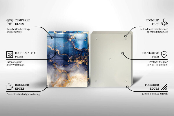 Deska do krojenia Marmurowa abstrakcja