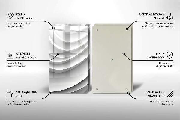 Deska do krojenia Linie geometryczne