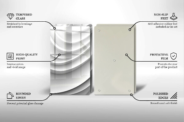 Deska do krojenia Linie geometryczne