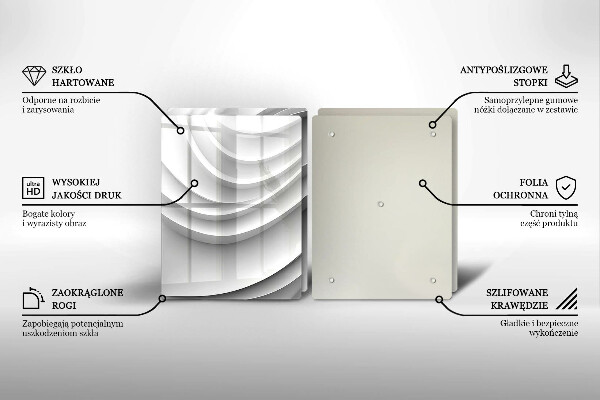 Deska do krojenia Linie geometryczne