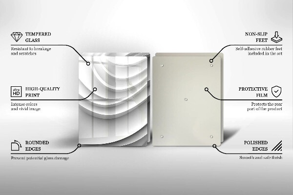 Deska do krojenia Linie geometryczne