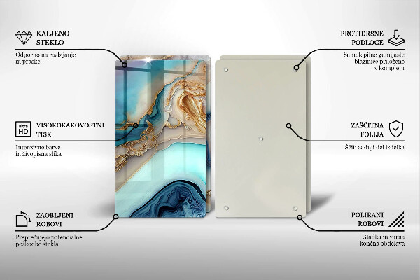 Deska do krojenia Wielokolorowy marmur