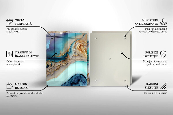 Deska do krojenia Wielokolorowy marmur