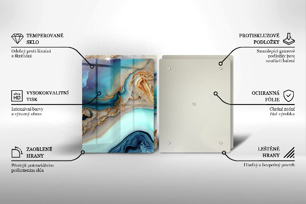 Deska do krojenia Wielokolorowy marmur