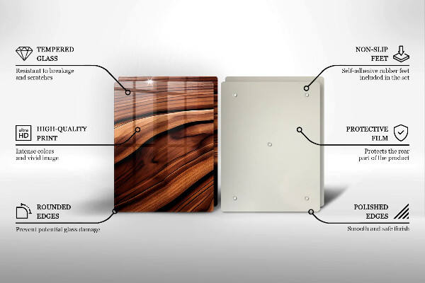 Deska do krojenia Struktura drewna