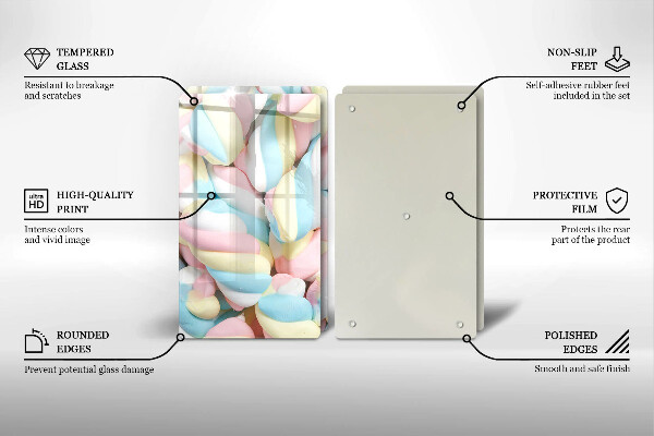 Deska do krojenia Kolorowe pianki