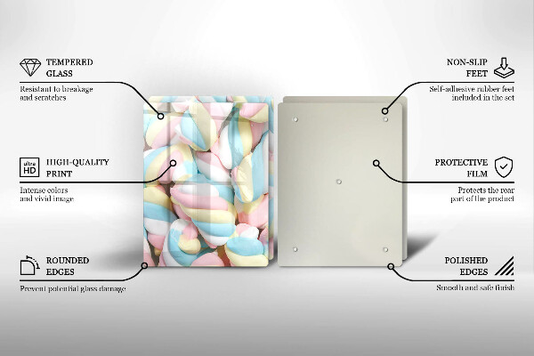 Deska do krojenia Kolorowe pianki