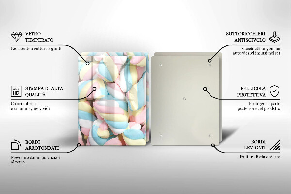 Deska do krojenia Kolorowe pianki