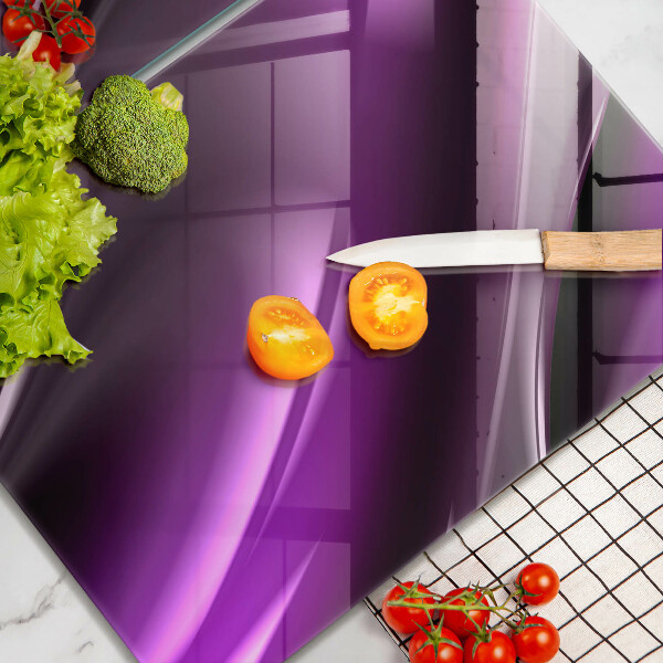 Deska do krojenia Fioletowa abstrakcja