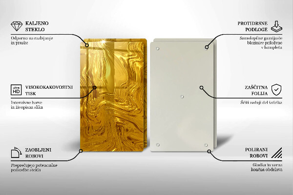 Deska do krojenia Złota tekstura