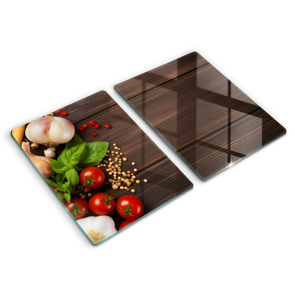 Deska do krojenia Warzywa na stole