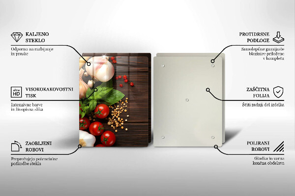 Deska do krojenia Warzywa na stole