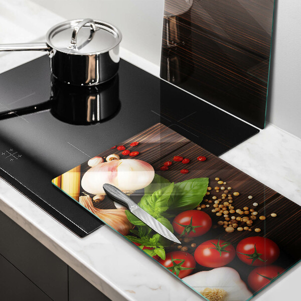 Deska do krojenia Warzywa na stole