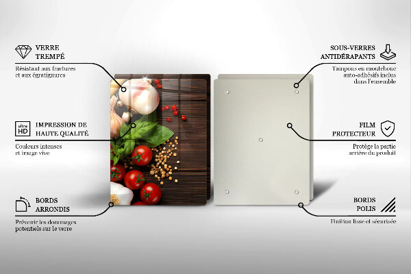 Deska do krojenia Warzywa na stole