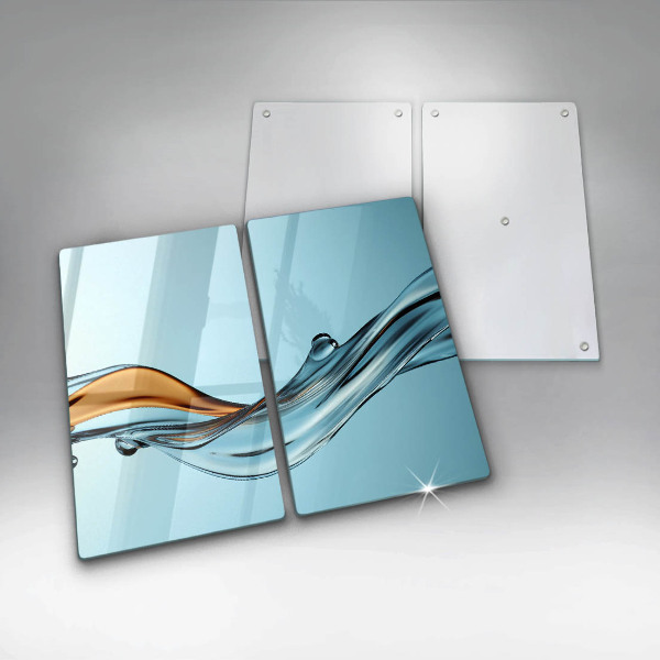 Deska do krojenia Woda na niebieskim tle