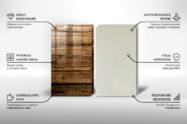 Deska do krojenia Tekstura drewna