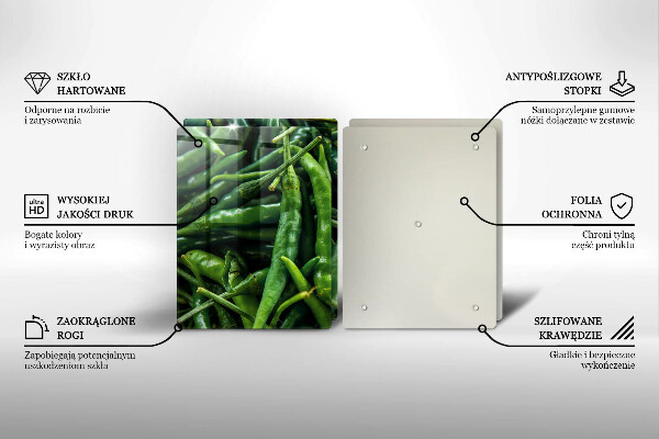 Deska do krojenia Strączki groszek