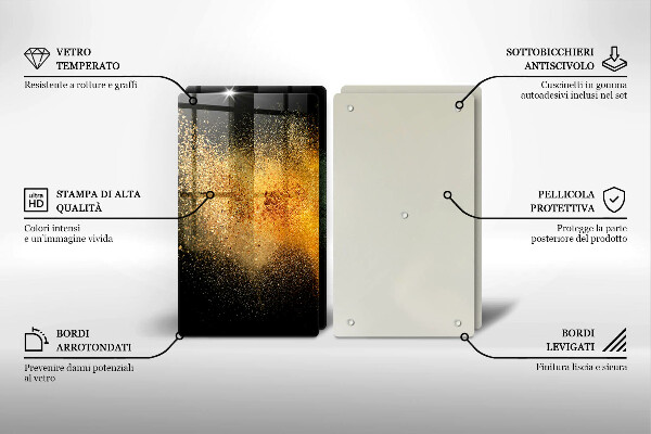 Deska do krojenia Kolorowe przyprawy