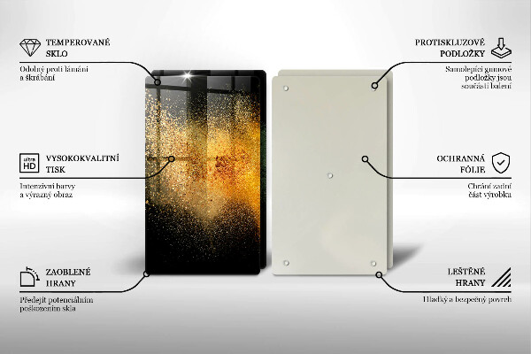 Deska do krojenia Kolorowe przyprawy