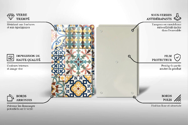 Deska do krojenia Ozdobne płytki kafelki