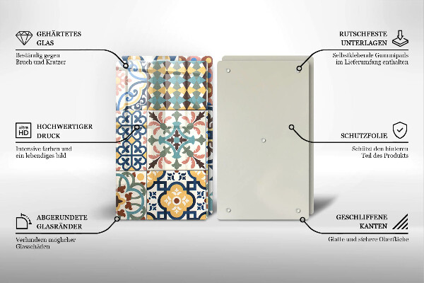 Deska do krojenia Ozdobne płytki kafelki