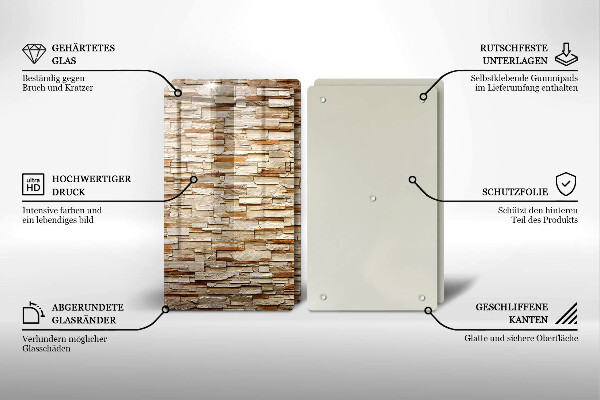 Deska do krojenia Tekstura ozdobne kamienie