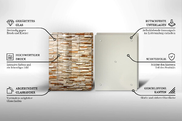Deska do krojenia Tekstura ozdobne kamienie