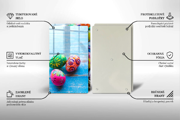 Deska do krojenia Wielkanocne jajka pisanki