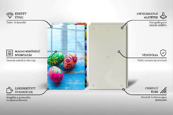 Deska do krojenia Wielkanocne jajka pisanki