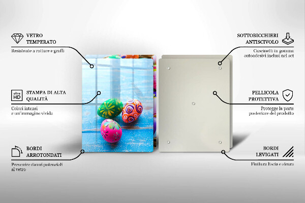 Deska do krojenia Wielkanocne jajka pisanki