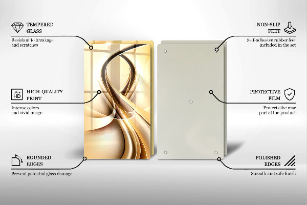 Deska do krojenia Abstrakcja dym