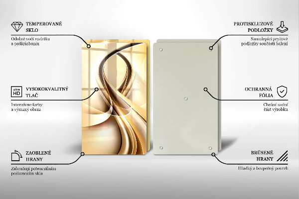 Deska do krojenia Abstrakcja dym