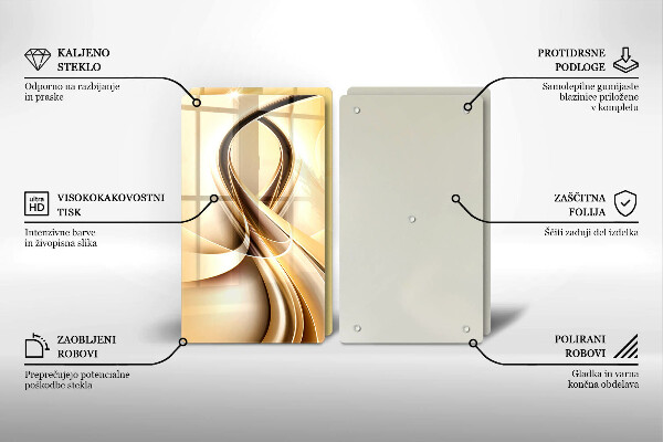 Deska do krojenia Abstrakcja dym