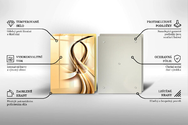 Deska do krojenia Abstrakcja dym