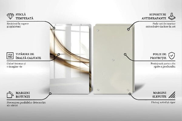 Deska do krojenia Łagodne linie abstrakcja