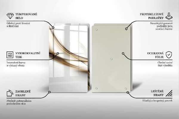 Deska do krojenia Łagodne linie abstrakcja