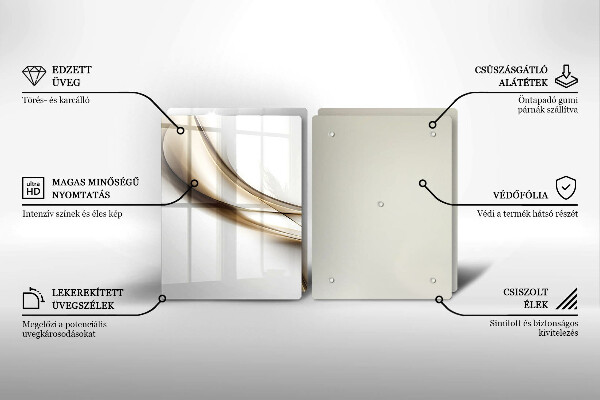 Deska do krojenia Łagodne linie abstrakcja