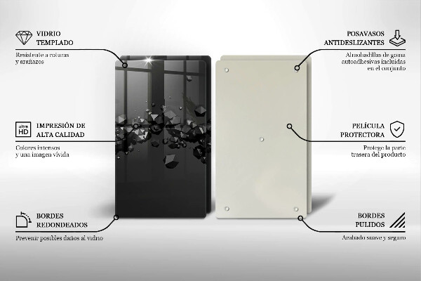 Deska do krojenia Kształty 3D abstrakcja