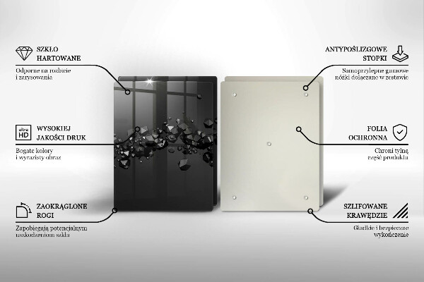 Deska do krojenia Kształty 3D abstrakcja