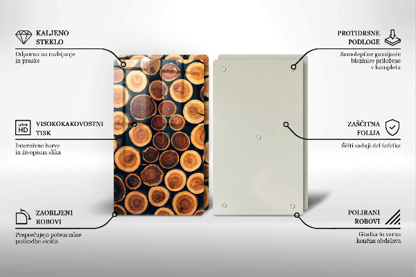 Deska do krojenia Drewniane pieńki drzew