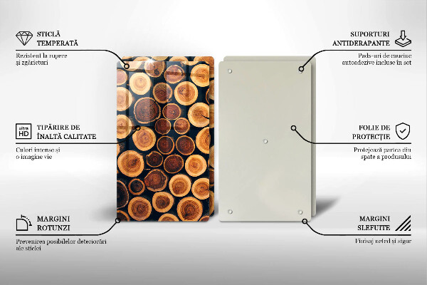 Deska do krojenia Drewniane pieńki drzew