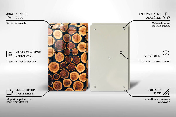 Deska do krojenia Drewniane pieńki drzew