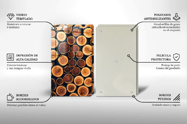 Deska do krojenia Drewniane pieńki drzew