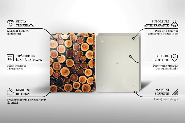 Deska do krojenia Drewniane pieńki drzew