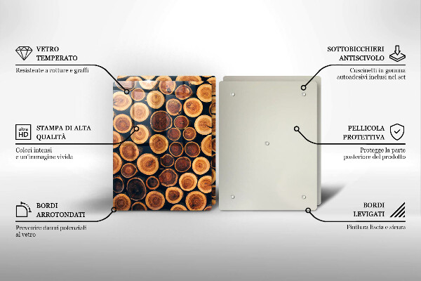 Deska do krojenia Drewniane pieńki drzew