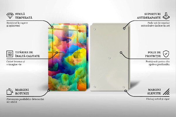 Deska do krojenia Barwna abstrakcja