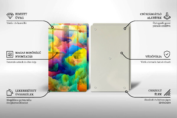 Deska do krojenia Barwna abstrakcja