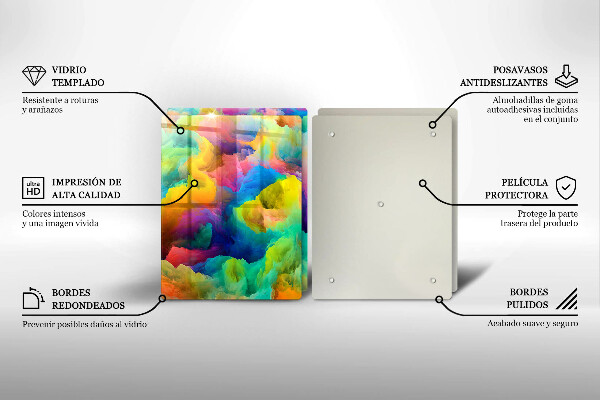 Deska do krojenia Barwna abstrakcja