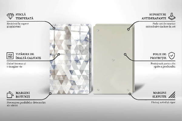 Deska do krojenia Wzór trójkąty