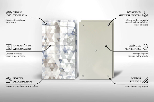 Deska do krojenia Wzór trójkąty